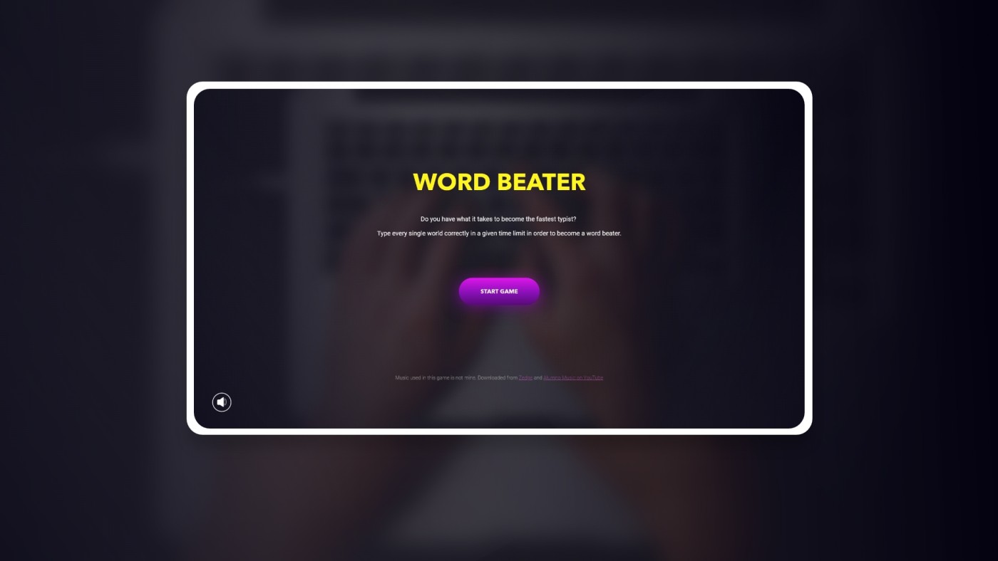 Word Beater | Web App Game