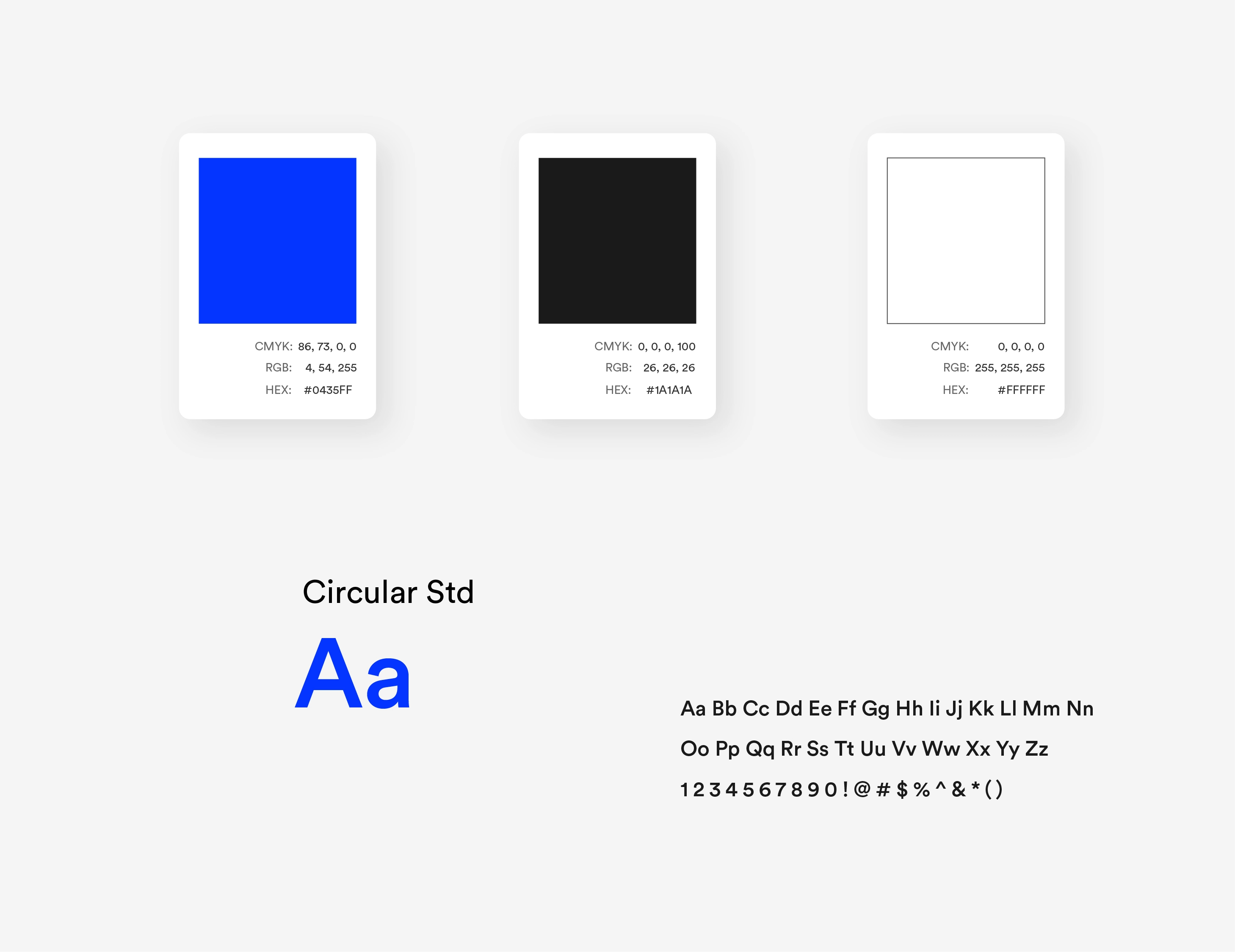 Color and typography